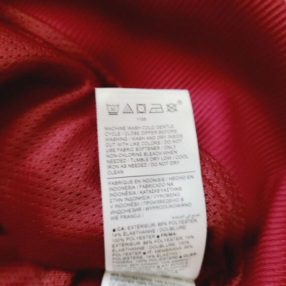 Athleta Brooklyn Bomber Jacket S Tall Burgundy Red Full Zip Soft Shell - Picture 7 of 10